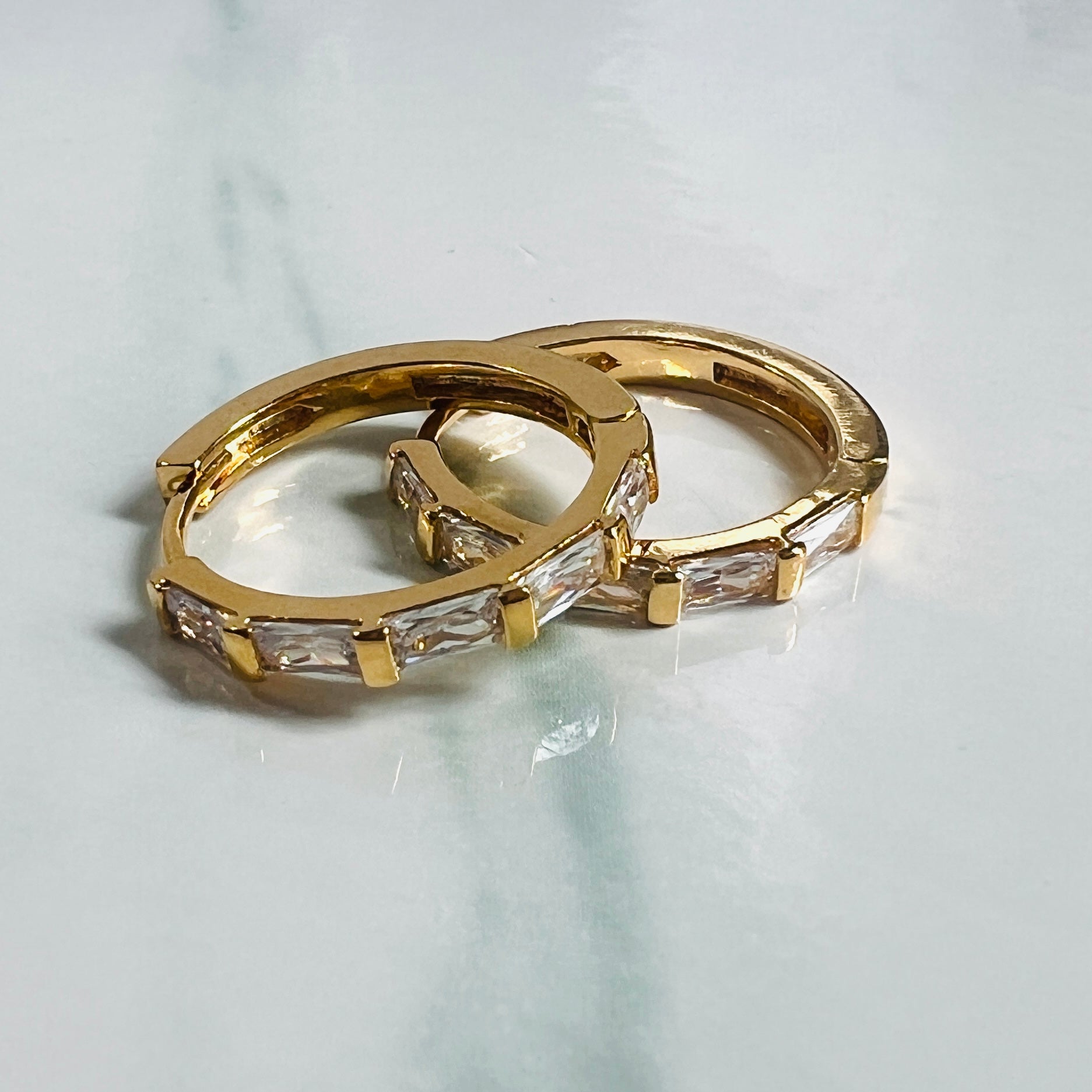 Chelsea 18k Gold Filled Crystal Earrings