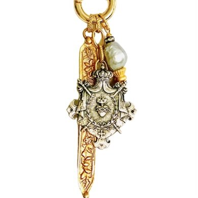Sacred Heart Vintage Pendant Necklace