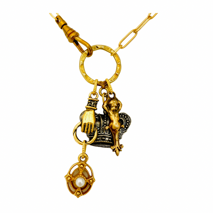 La Couronne Vintage Charm Necklace