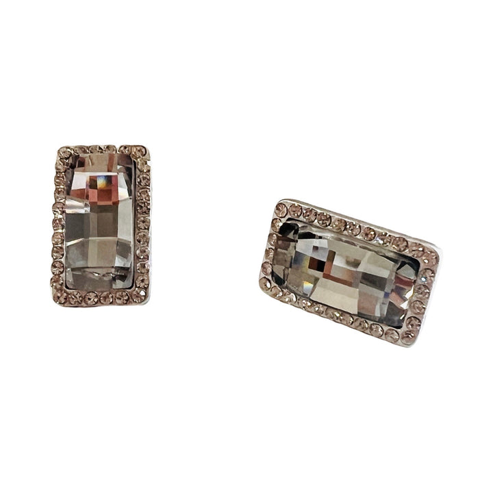 Gabby Faceted Crystal Post Earring