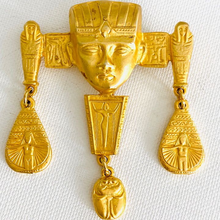 Vintage Marla Buck Egyptian Brooch