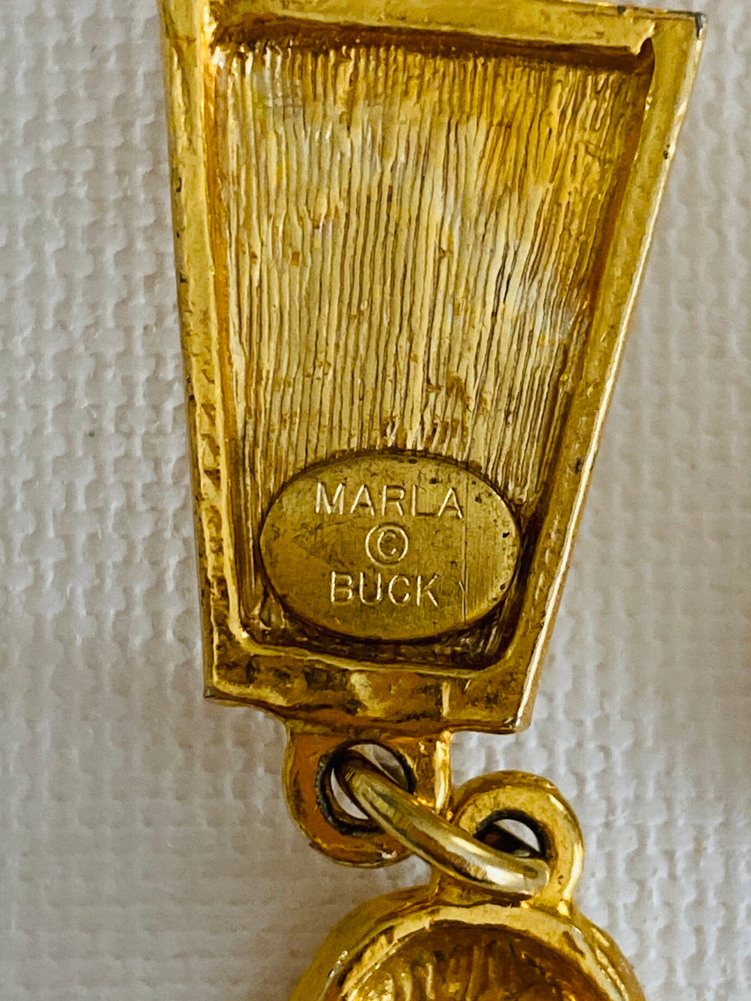 Vintage Marla Buck Egyptian Brooch