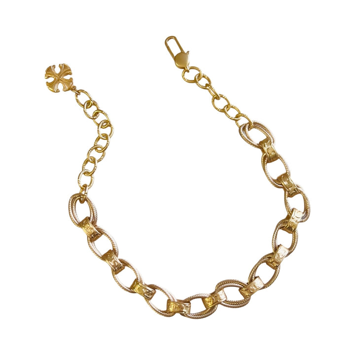 Phoenix Gold Oval Link Chain Necklace