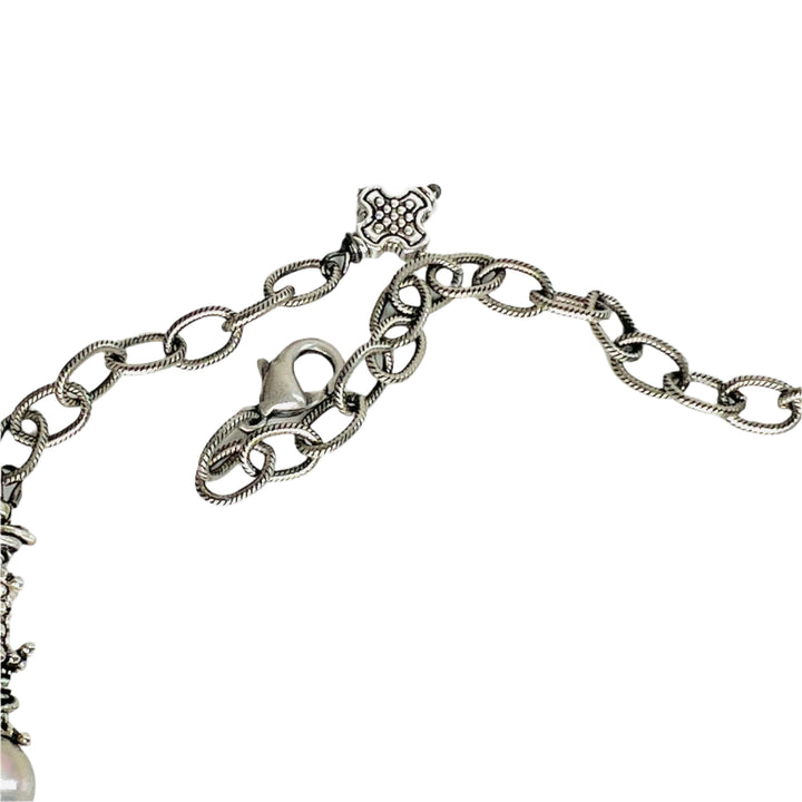 Paige Platinum Pearl Strand Necklace