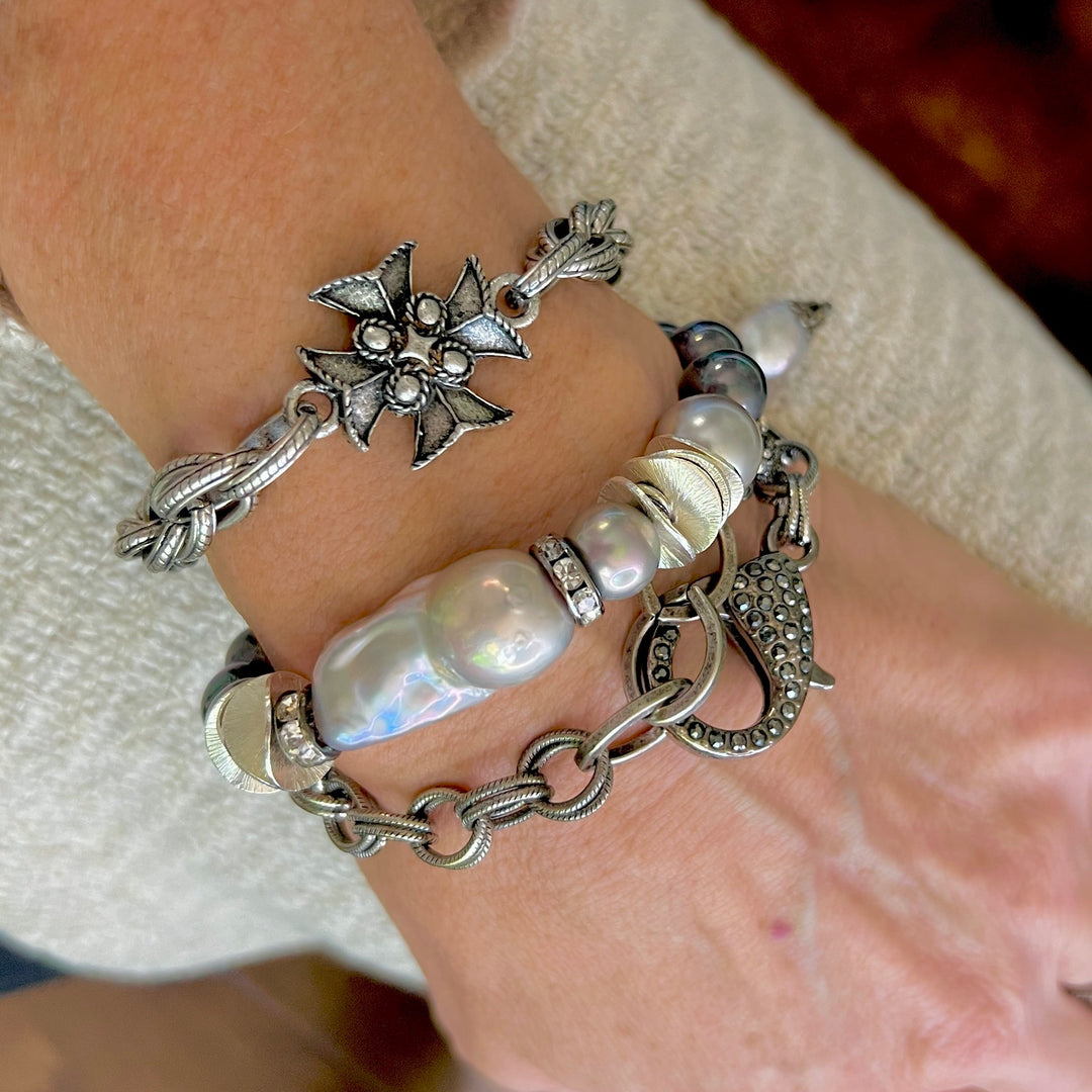 Templar Silver Vivant Chain Bracelet