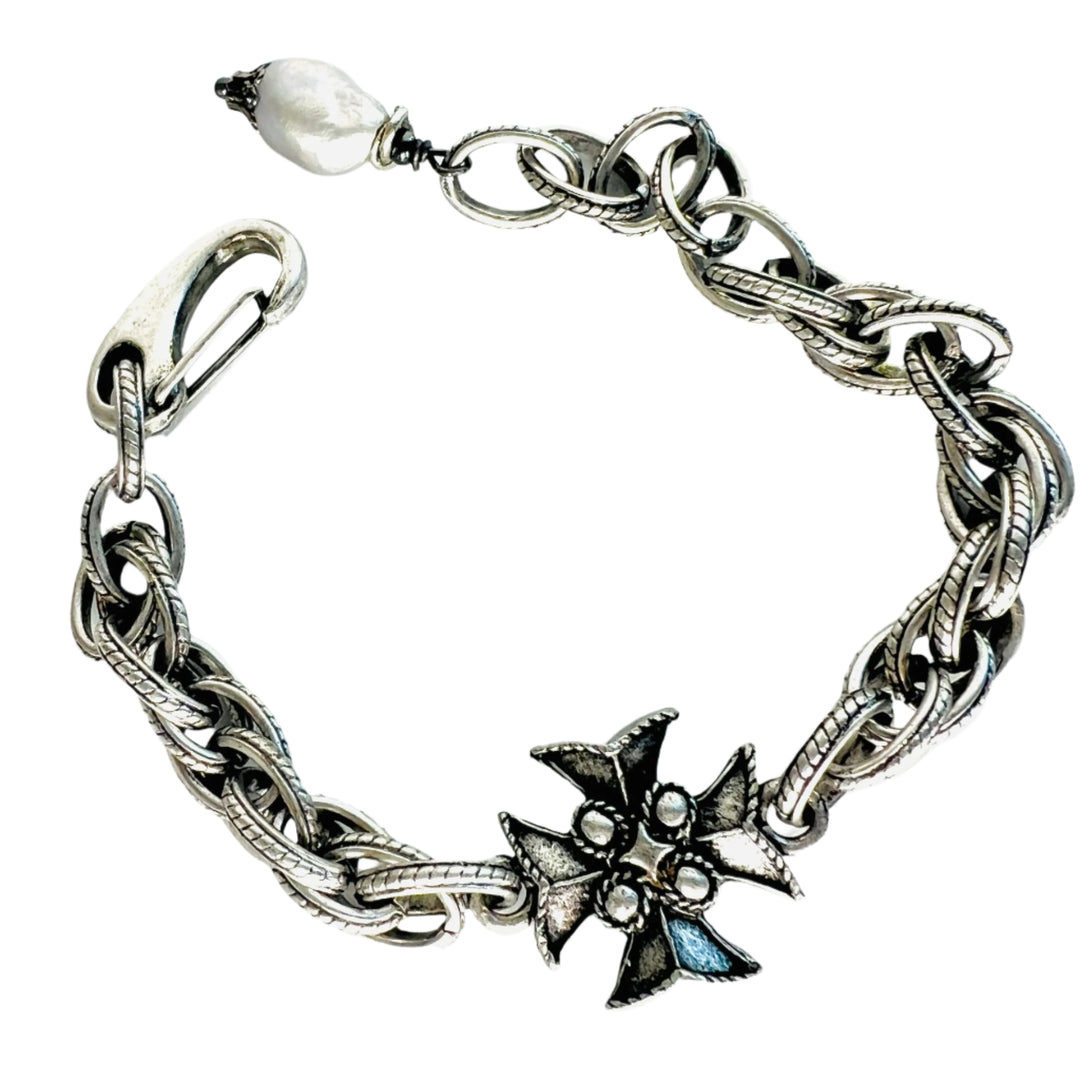 Templar Silver Vivant Chain Bracelet