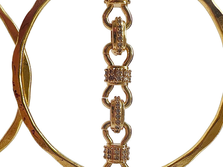 Brooklyn Gold Hoop Earrings