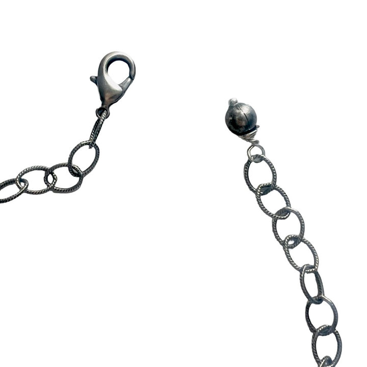 Skylar Silver Coin and Ball Chain  Necklace